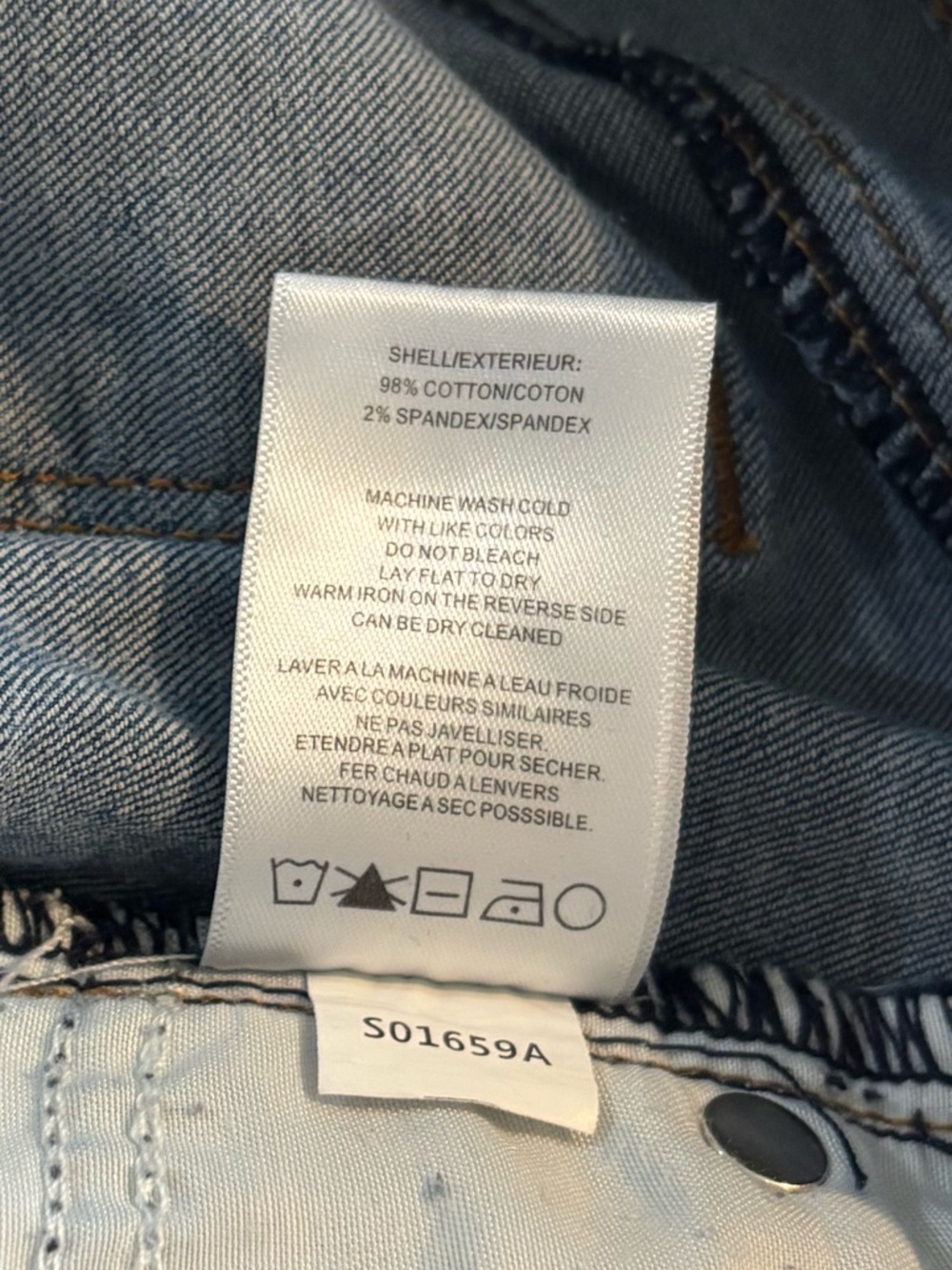 Vigoss Marley Mid Rise Rolled Hem Denim Shorts Size 27 - Picture 5 of 5